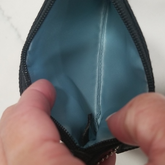 NWOT Coach Black Signature Canvas Wristlet - Picture 6 of 9